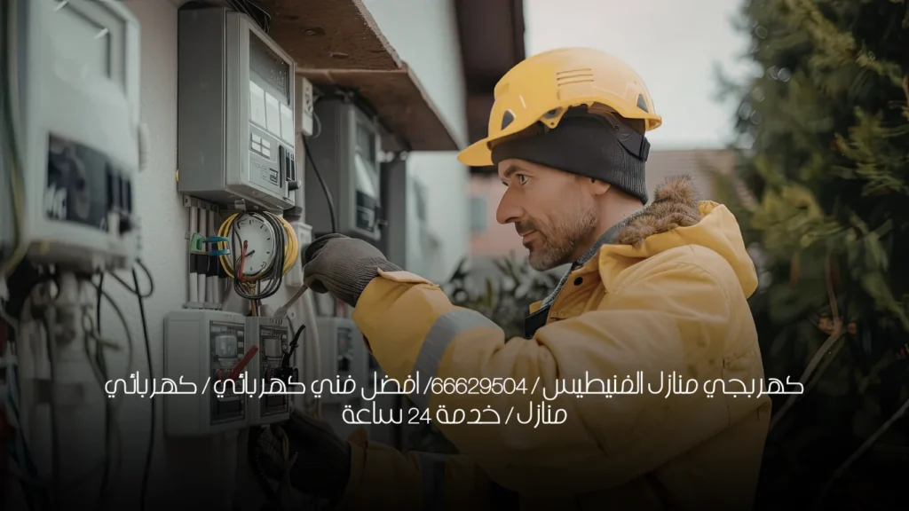 كهربجي منازل الفنيطيس / 66629504/ افضل فني كهربائي / كهربائي منازل / خدمة 24 ساعة